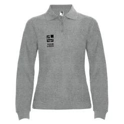 Gift Campaign Polo da donna a maniche lunghe in 100% cotone piqué 220 g/m2 Roly><noscript><img width=