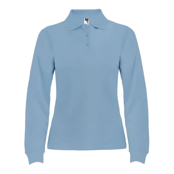 Gift Campaign Polo da donna a maniche lunghe in 100% cotone piqué 220 g/m2 Roly> Polo Personalizzate