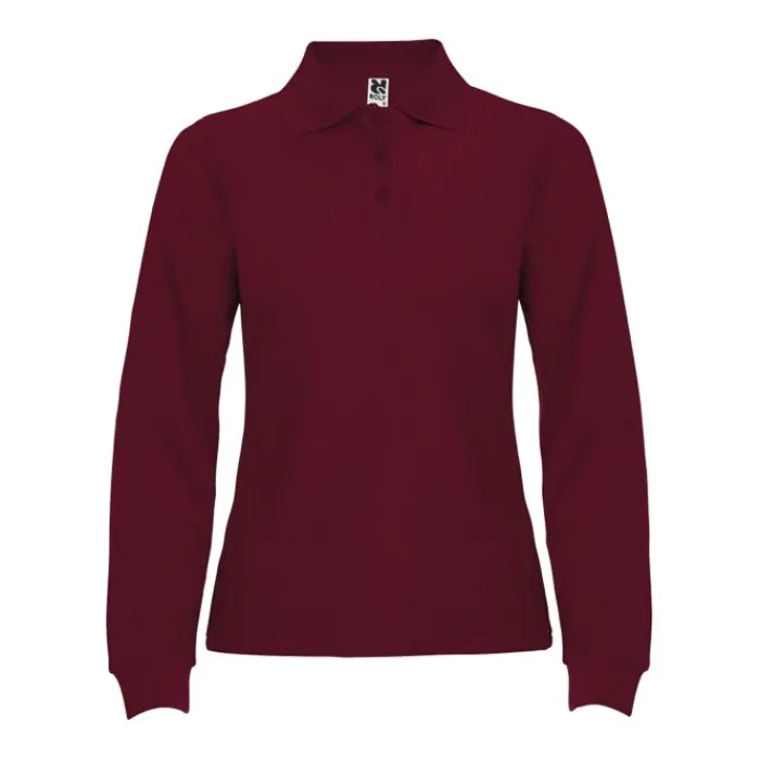 Gift Campaign Polo da donna a maniche lunghe in 100% cotone piqué 220 g/m2 Roly> Polo Personalizzate