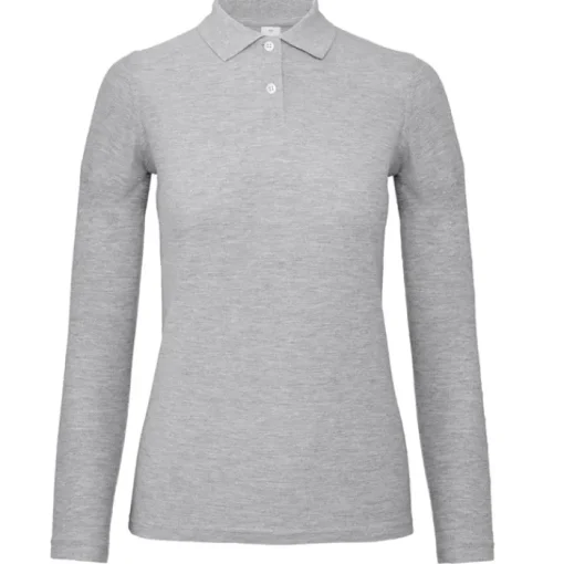 Gift Campaign Polo da donna a maniche lunghe in cotone da 180 g/m2 B&C> Polo Personalizzate