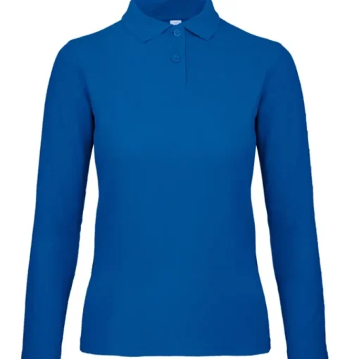 Gift Campaign Polo da donna a maniche lunghe in cotone da 180 g/m2 B&C> Polo Personalizzate