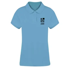 Gift Campaign Polo da donna con 2 bottoni in 100% cotone pettinato ring spun 220 g/m2><noscript><img width=