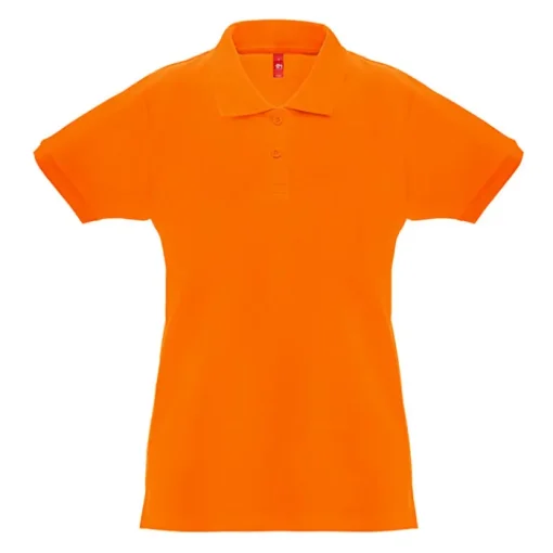 Gift Campaign Polo da donna con spacchi laterali in cotone piquet 240g/m2 THC Monaco> Polo Personalizzate