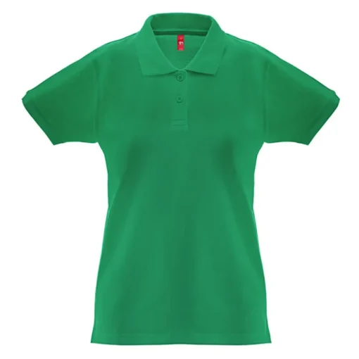 Gift Campaign Polo da donna con spacchi laterali in cotone piquet 240g/m2 THC Monaco> Polo Personalizzate
