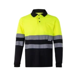 Gift Campaign Polo da lavoro a manica lunga con bande riflettenti 160 g/m2 Velilla> Polo Personalizzate