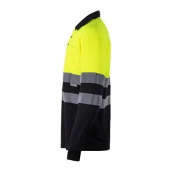 Gift Campaign Polo da lavoro a manica lunga con bande riflettenti 160 g/m2 Velilla> Polo Personalizzate