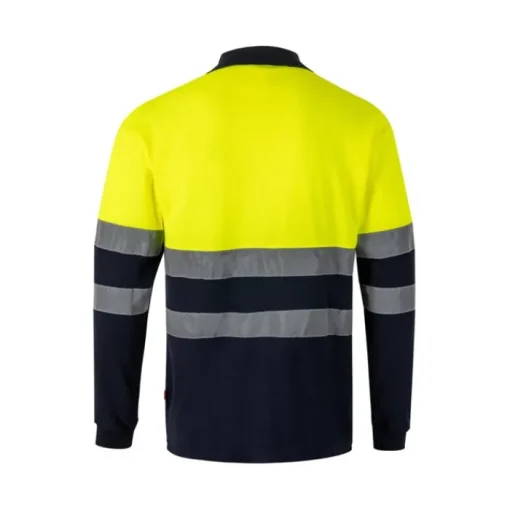 Gift Campaign Polo da lavoro a maniche lunghe bande alta visibilità 150g/m2 Velilla> Polo Personalizzate