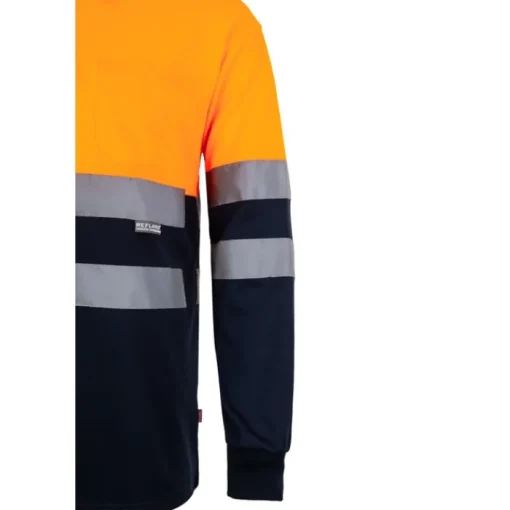 Gift Campaign Polo da lavoro a maniche lunghe con bande riflettenti 160 g/m2 Velilla> Polo Personalizzate