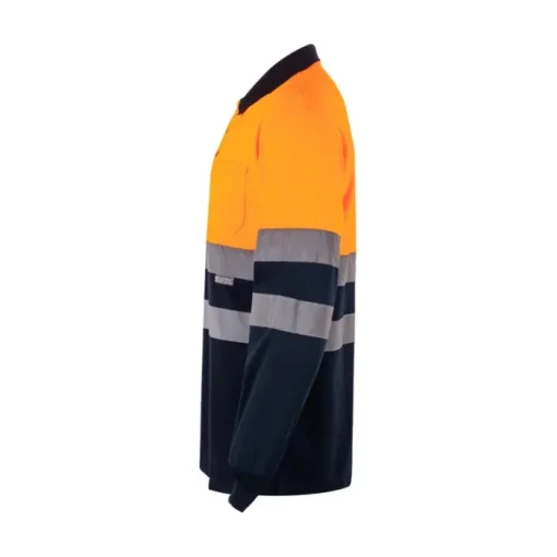 Gift Campaign Polo da lavoro a maniche lunghe con bande riflettenti 160 g/m2 Velilla> Polo Personalizzate
