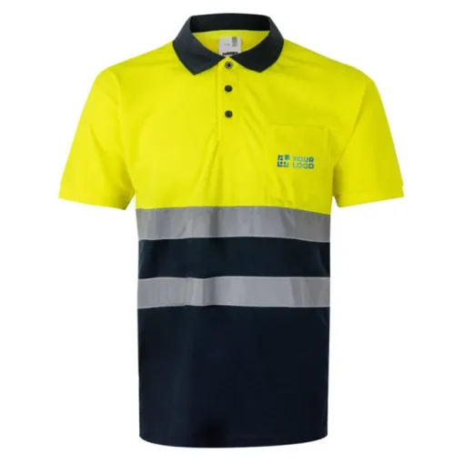 Gift Campaign Polo da lavoro a maniche corte in poliestere bird-eye 140 g/m2 Velilla> Polo Personalizzate