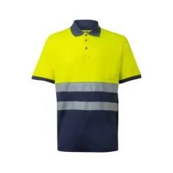 Gift Campaign Polo da lavoro a maniche corte in piqué bicolore 150 g/m2 Velilla> Polo Personalizzate