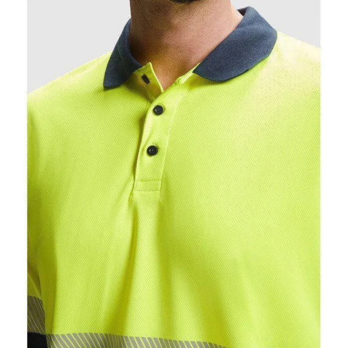 Gift Campaign Polo da lavoro ad alta visibilità maniche lunghe 170 g/m2 Roly Vega LS> Polo Personalizzate