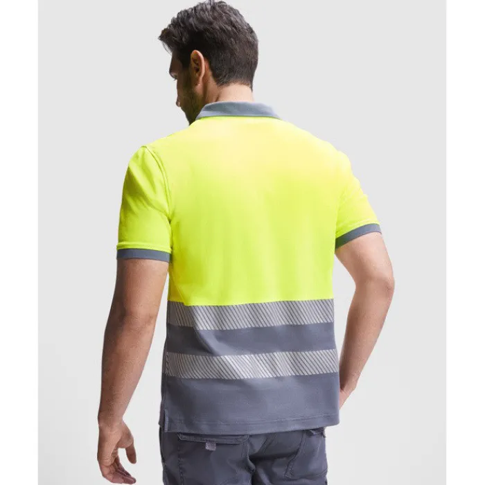 Gift Campaign Polo da lavoro ad alta visibilità a maniche corte 170 g/m2 Roly Atrio> Polo Personalizzate