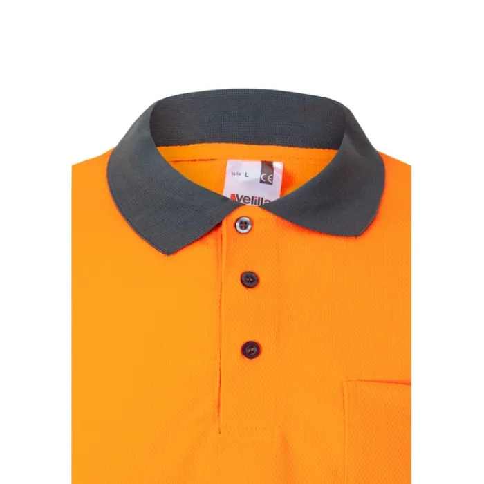 Gift Campaign Polo da lavoro grande a maniche lunghe in poliestere 160g/m2 Velilla> Polo Personalizzate