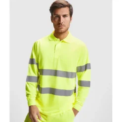 Gift Campaign Polo da lavoro tecnico a maniche lunghe 170 g/m2 Roly Polaris L/S> Polo Personalizzate