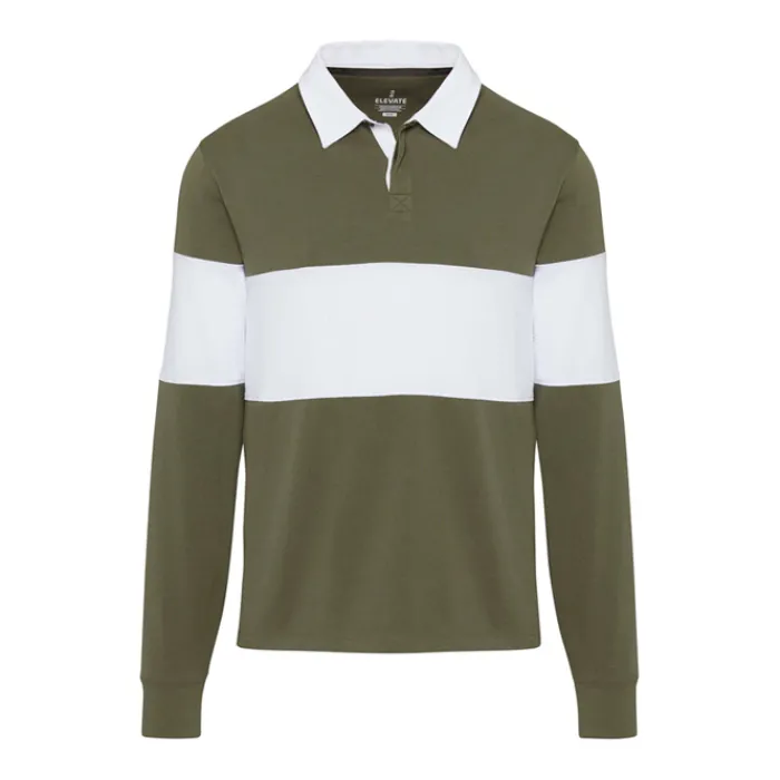 Gift Campaign Polo da rugby unisex in jersey pesante di cotone 280g/m² Elevate NXT> Polo Personalizzate