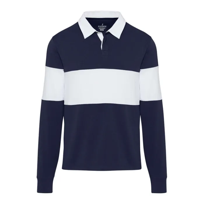 Gift Campaign Polo da rugby unisex in jersey pesante di cotone 280g/m² Elevate NXT> Polo Personalizzate