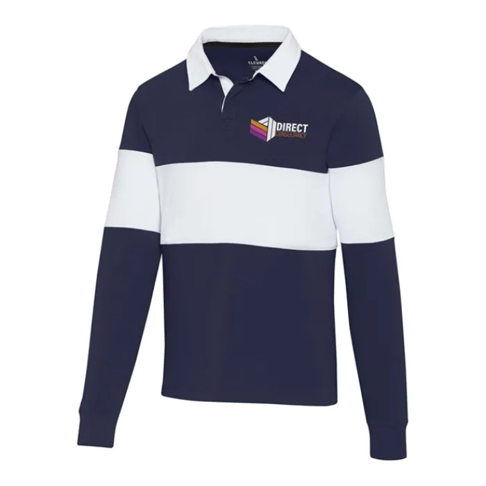 Gift Campaign Polo da rugby unisex in jersey pesante di cotone 280g/m² Elevate NXT> Polo Personalizzate