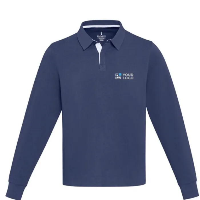 Gift Campaign Polo da rugby unisex in jersey pesante di cotone 280g/m² Elevate NXT> Polo Personalizzate