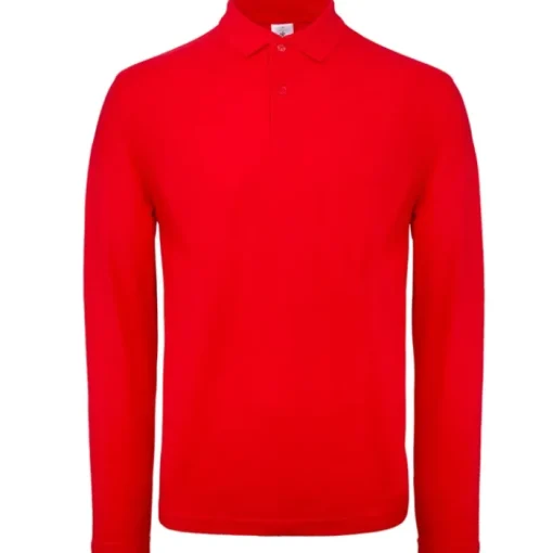 Gift Campaign Polo da uomo a maniche lunghe in cotone da 180 g/m2 B&C> Polo Personalizzate