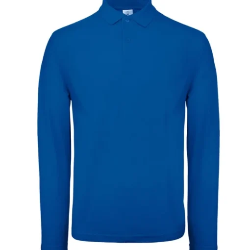 Gift Campaign Polo da uomo a maniche lunghe in cotone da 180 g/m2 B&C> Polo Personalizzate