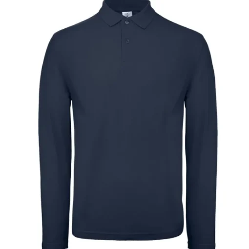 Gift Campaign Polo da uomo a maniche lunghe in cotone da 180 g/m2 B&C> Polo Personalizzate