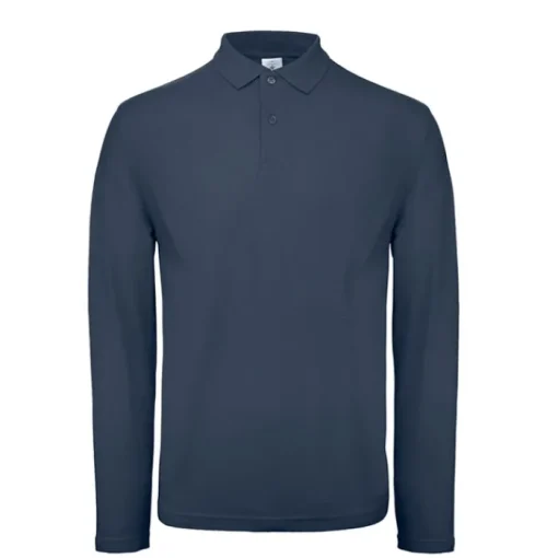 Gift Campaign Polo da uomo a maniche lunghe in cotone da 180 g/m2 B&C> Polo Personalizzate