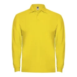 Gift Campaign Polo da uomo a maniche lunghe in 100% cotone piqué 220 g/m2 Roly> Polo Personalizzate