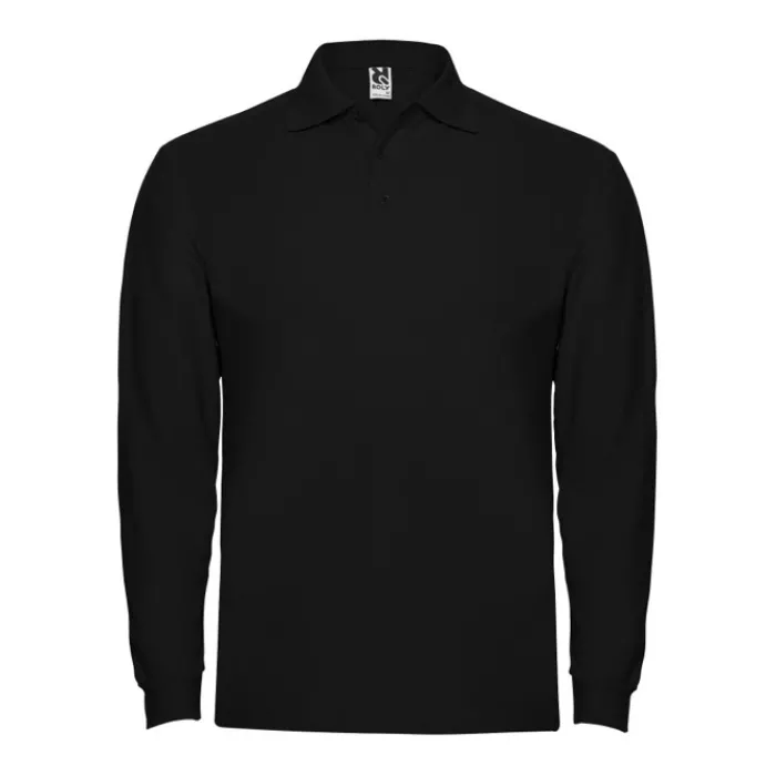 Gift Campaign Polo da uomo a maniche lunghe in 100% cotone piqué 220 g/m2 Roly> Polo Personalizzate