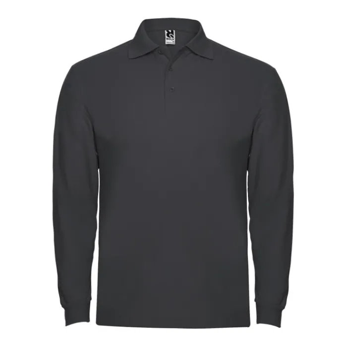 Gift Campaign Polo da uomo a maniche lunghe in 100% cotone piqué 220 g/m2 Roly> Polo Personalizzate