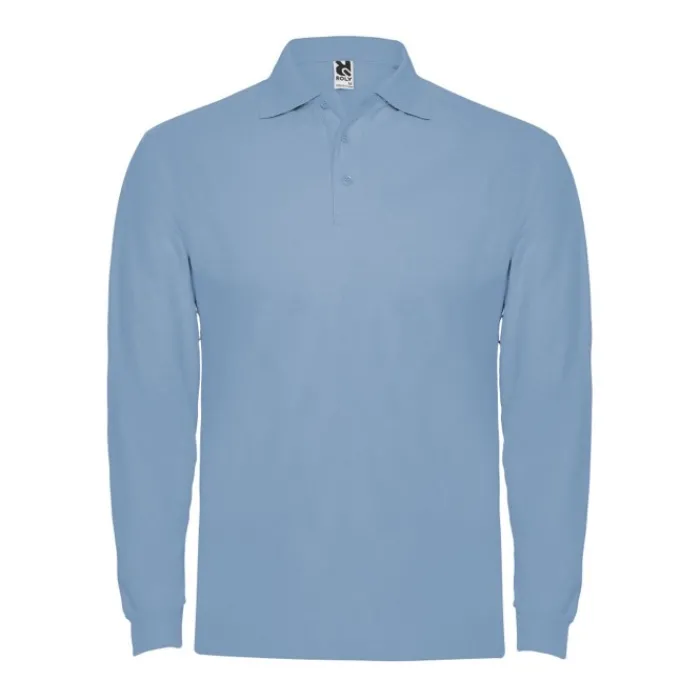 Gift Campaign Polo da uomo a maniche lunghe in 100% cotone piqué 220 g/m2 Roly> Polo Personalizzate