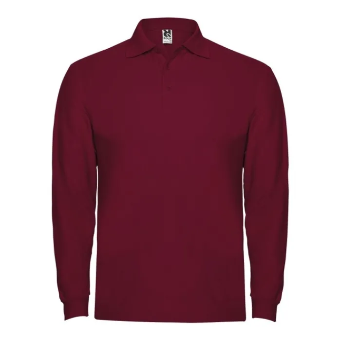 Gift Campaign Polo da uomo a maniche lunghe in 100% cotone piqué 220 g/m2 Roly> Polo Personalizzate