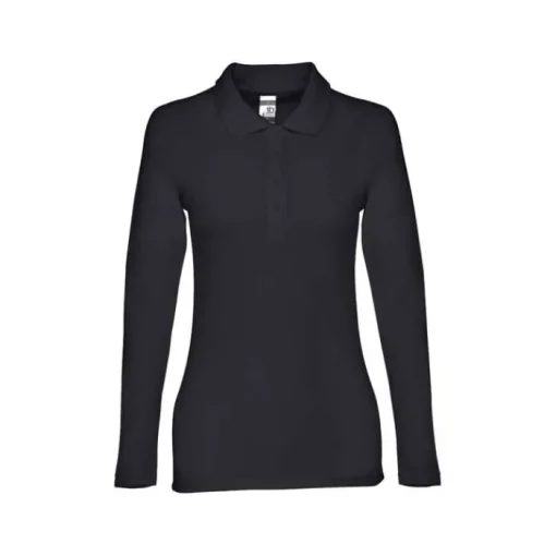 Gift Campaign Polo donna a maniche lunghe in cotone piquet cardato 210g/m2 THC Bern> Polo Personalizzate