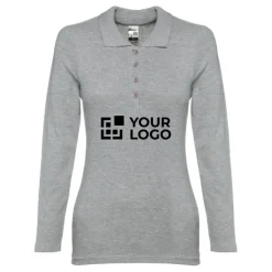 Gift Campaign Polo donna a maniche lunghe in cotone piquet cardato 210g/m2 THC Bern></noscript> Polo Personalizzate