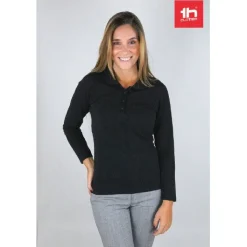 Gift Campaign Polo donna a maniche lunghe in cotone piquet cardato 210g/m2 THC Bern></noscript> Polo Personalizzate