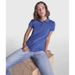 Gift Campaign Polo slim da donna in cotone e poliestere Roly Direct Pegaso Premium><noscript><img width=