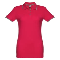 Gift Campaign Polo slim fit bicolore da donna in cotone piquet cardato 210 g/m2 Rome><noscript><img width=