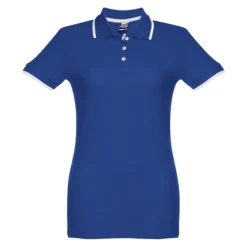 Gift Campaign Polo slim fit bicolore da donna in cotone piquet cardato 210 g/m2 Rome><noscript><img width=