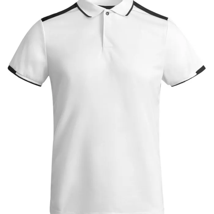 Gift Campaign Polo sportiva bicolore da uomo in poliestere 140 g/m² Roly> Polo Personalizzate