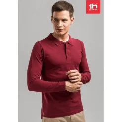 Gift Campaign Polo uomo a maniche lunghe in cotone piquet cardato 210 g/m2 THC Bern></noscript> Polo Personalizzate