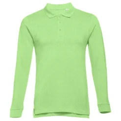 Gift Campaign Polo uomo a maniche lunghe in cotone piquet cardato 210 g/m2 THC Bern></noscript> Polo Personalizzate