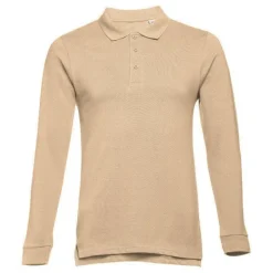Gift Campaign Polo uomo a maniche lunghe in cotone piquet cardato 210 g/m2 THC Bern></noscript> Polo Personalizzate