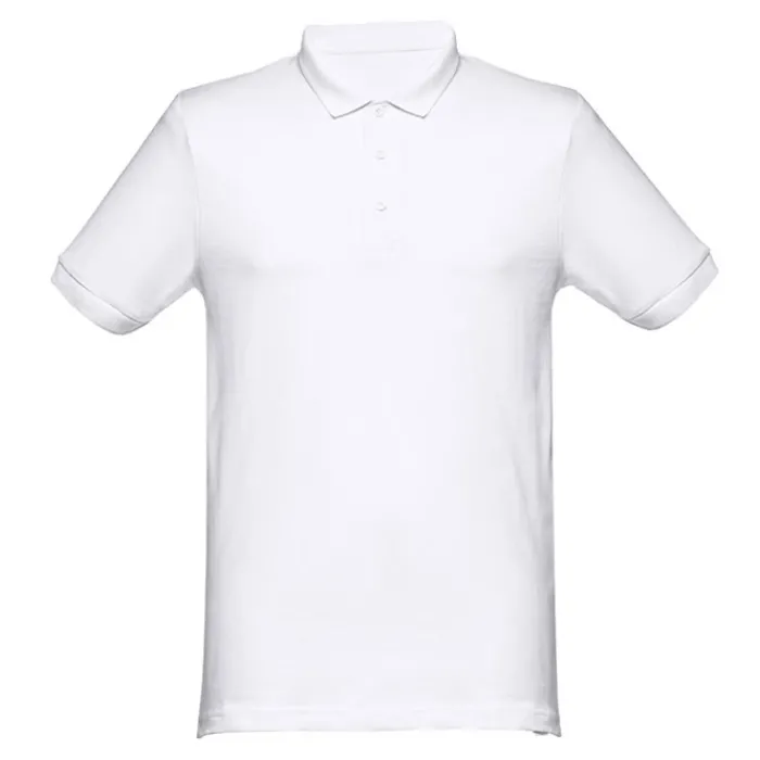 Gift Campaign Polo uomo in cotone piquet 240g/m2 con 3 bottoni in tinta THC Monaco> Polo Personalizzate