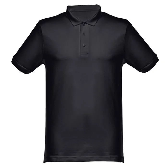 Gift Campaign Polo uomo in cotone piquet 240g/m2 con 3 bottoni in tinta THC Monaco> Polo Personalizzate