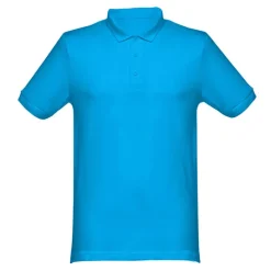 Gift Campaign Polo uomo in cotone piquet 240g/m2 con 3 bottoni in tinta THC Monaco><noscript><img width=