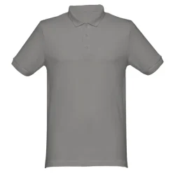 Gift Campaign Polo uomo in cotone piquet 240g/m2 con 3 bottoni in tinta THC Monaco><noscript><img width=