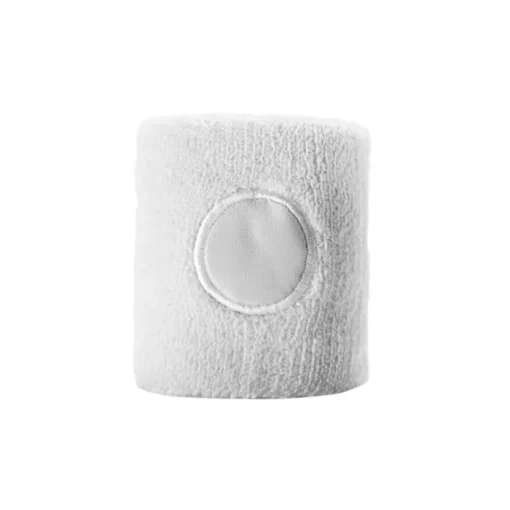 Gift Campaign Polsino elasticizzato di vari colori in poliestere con logo Circle> Gadget Palestra