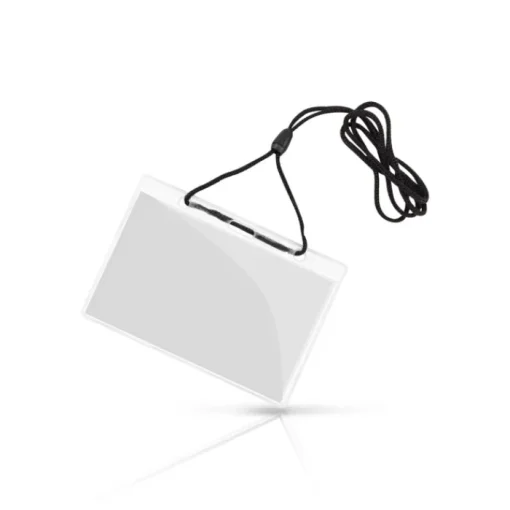 Gift Campaign Porta badge identificativo con laccetto regolabile 10,3x6,6cm> Lanyard E Porta Badge Personalizzati