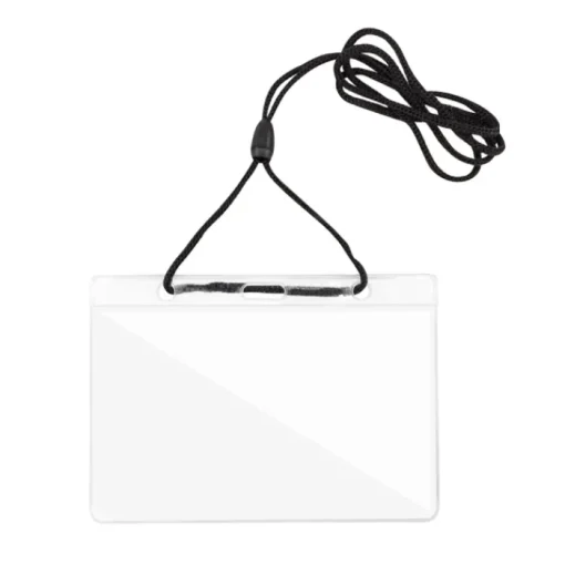 Gift Campaign Porta badge identificativo con laccetto regolabile 10,3x6,6cm> Lanyard E Porta Badge Personalizzati