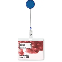 Gift Campaign Porta Badge personalizzato allungabile in colori trasparenti Flex> Gadget Per Medici E Infermieri|Lanyard E Porta Badge Personalizzati